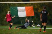 21 October 2020; Goalkeeper Grace Moloney during a Republic of Ireland Women training session at Sportschule Wedau in Duisburg, Germany. Photo by Stephen McCarthy/Sportsfile