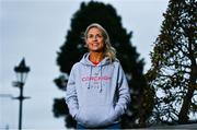 22 October 2020; Pictured is Cork Ladies Footballer Orla Finn, who today was on hand to launch a landmark partnership between the GAA and Dublin based company, The Marketing Hub. The partnership will see The Marketing Hub become the GAA’s first licensed leisurewear supplier. The clothing collection will feature a wide range of items specifically created for GAA fans in 31 counties as well as New York and London. The various county ranges will be exclusively available online at www.ganzee.ie. Photo by Eóin Noonan/Sportsfile