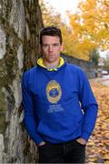 22 October 2020; Pictured is Tipperary hurler Padraic Maher, who today was on hand to launch a landmark partnership between the GAA and Dublin based company, The Marketing Hub. The partnership will see The Marketing Hub become the GAA’s first licensed leisurewear supplier. The clothing collection will feature a wide range of items specifically created for GAA fans in 31 counties as well as New York and London. The various county ranges will be exclusively available online at www.ganzee.ie. Photo by Piaras Ó Mídheach/Sportsfile