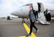 22 October 2020; Republic of Ireland's Harriet Scott on the team's arrival in Kiev ahead of their UEFA Women's 2022 European Championships Qualifier against Ukraine on Friday. Photo by Stephen McCarthy/Sportsfile