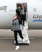 22 October 2020; Republic of Ireland masseur Hannah Tobin Jones on the team's arrival in Kiev ahead of their UEFA Women's 2022 European Championships Qualifier against Ukraine on Friday. Photo by Stephen McCarthy/Sportsfile