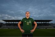 22 October 2020; Republic of Ireland captain Katie McCabe poses ahead of a Republic of Ireland Women training session at Obolon Arena in Kiev, Ukraine. Photo by Stephen McCarthy/Sportsfile