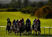 22 October 2020; A general view of runners and riders during the Racing Again Sunday 8th November Handicap Divison One at Navan Racecourse in Meath. Photo by Harry Murphy/Sportsfile
