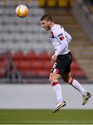 22 October 2020; Sean Murray of Dundalk heads to score his side's first goal during the UEFA Europa League Group B match between Dundalk and Molde FK at Tallaght Stadium in Dublin. Photo by Seb Daly/Sportsfile