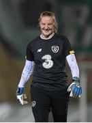 22 October 2020; Courtney Brosnan during a Republic of Ireland Women training session at Obolon Arena in Kiev, Ukraine. Photo by Stephen McCarthy/Sportsfile