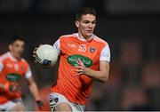 17 October 2020; Jarly Óg Burns of Armagh during the Allianz Football League Division 2 Round 6 match between Armagh and Roscommon at the Athletic Grounds in Armagh. Photo by Piaras Ó Mídheach/Sportsfile