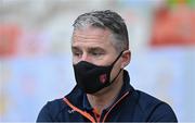 17 October 2020; Former Armagh footballer Jarlath Burns before the Allianz Football League Division 2 Round 6 match between Armagh and Roscommon at the Athletic Grounds in Armagh. Photo by Piaras Ó Mídheach/Sportsfile