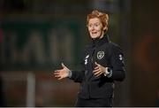 22 October 2020; Assistant coach Eileen Gleeson during a Republic of Ireland Women training session at Obolon Arena in Kiev, Ukraine. Photo by Stephen McCarthy/Sportsfile