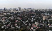 22 October 2020; Aerial views of Kyiv in Ukraine. Photo by Stephen McCarthy/Sportsfile