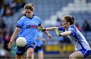 13 July 2019; Noëlle Healy of Dublin in action against Katie Murray of Waterford during the TG4 All-Ireland Ladies Football Senior Championship Group 2 Round 1 match between Dublin and Waterford at O'Moore Park in Portlaoise, Laois. Photo by Piaras Ó Mídheach/Sportsfile