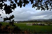 23 October 2020; Runners and riders during the Irish Stallion Farms EBF Maiden Hurdle at Sligo Racecourse in Sligo. Photo by David Fitzgerald/Sportsfile