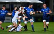 23 October 2020; Josh Murphy of Leinster is tackled by Nicolò Casillo of Zebre during the Guinness PRO14 match between Leinster and Zebre at the RDS Arena in Dublin. Photo by Brendan Moran/Sportsfile