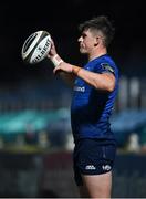 23 October 2020; Dan Sheehan of Leinster during the Guinness PRO14 match between Leinster and Zebre at the RDS Arena in Dublin. Photo by Brendan Moran/Sportsfile
