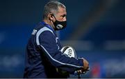 23 October 2020; Zebre head coach Michael Bradley prior to the Guinness PRO14 match between Leinster and Zebre at the RDS Arena in Dublin. Photo by Brendan Moran/Sportsfile