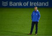 23 October 2020; Leinster head coach Leo Cullen ahead of the Guinness PRO14 match between Leinster and Zebre at the RDS Arena in Dublin. Photo by Ramsey Cardy/Sportsfile