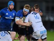 23 October 2020; James Tracy of Leinster is tackled by Oliviero Fabiani of Zebre during the Guinness PRO14 match between Leinster and Zebre at the RDS Arena in Dublin. Photo by Brendan Moran/Sportsfile