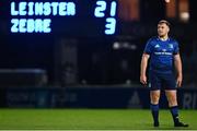 23 October 2020; Liam Turner of Leinster during the Guinness PRO14 match between Leinster and Zebre at the RDS Arena in Dublin. Photo by Ramsey Cardy/Sportsfile