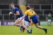 24 October 2020; Gearóid Brady of Cavan in action against Conor Devaney of Roscommon during the Allianz Football League Division 2 Round 7 match between Cavan and Roscommon at Kingspan Breffni Park in Cavan. Photo by Daire Brennan/Sportsfile