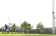 24 October 2020; Sean O'Shea of Kerry scores the first goal past Donegal goalkeeper Shaun Patton during the Allianz Football League Division 1 Round 7 match between Kerry and Donegal at Austin Stack Park in Tralee, Kerry. Photo by Matt Browne/Sportsfile