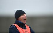 24 October 2020; Antrim manager Lenny Harbinson during the Allianz Football League Division 4 Round 7 match between Antrim and Waterford at McGeough Park in Haggardstown, Louth. Photo by David Fitzgerald/Sportsfile