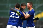 24 October 2020; Wicklow players celebrate following the Allianz Football League Division 4 Round 7 match between Wexford and Wicklow at Chadwicks Wexford Park in Wexford. Photo by Sam Barnes/Sportsfile