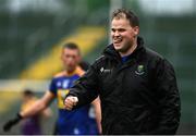 24 October 2020; Wicklow manager Davy Burke celebrates at the final whistle following the Allianz Football League Division 4 Round 7 match between Wexford and Wicklow at Chadwicks Wexford Park in Wexford. Photo by Sam Barnes/Sportsfile