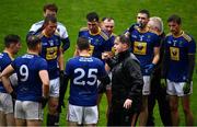 24 October 2020; Wicklow manager Davy Burke gives a team talk in the drinks break during the Allianz Football League Division 4 Round 7 match between Wexford and Wicklow at Chadwicks Wexford Park in Wexford. Photo by Sam Barnes/Sportsfile