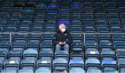 24 October 2020; Club Rossie Chairman Pat Compton on his own in the stand ahead of the Allianz Football League Division 2 Round 7 match between Cavan and Roscommon at Kingspan Breffni Park in Cavan. Photo by Daire Brennan/Sportsfile