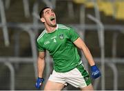 24 October 2020; Paul Maher of Limerick celebrates at the full-time whistle following the Allianz Football League Division 4 Round 7 match between Sligo and Limerick at Markievicz Park in Sligo. Photo by Harry Murphy/Sportsfile