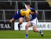 24 October 2020; Hubert Darcy of Roscommon in action against James Smith of Cavan during the Allianz Football League Division 2 Round 7 match between Cavan and Roscommon at Kingspan Breffni Park in Cavan. Photo by Daire Brennan/Sportsfile