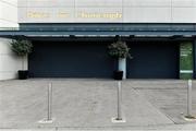 24 October 2020; A general view of outside the main reception area of Croke Park locked up before the Leinster GAA Hurling Senior Championship Quarter-Final match between Laois and Dublin at Croke Park in Dublin. Photo by Piaras Ó Mídheach/Sportsfile