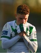 24 October 2020; Callum Thompson of Bray Wanderers following the SSE Airtricity League First Division match between Bray Wanderers and Galway United at Carlisle Grounds in Bray, Wicklow. Photo by Eóin Noonan/Sportsfile