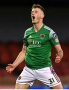 24 October 2020; Cian Bargary of Cork City reacts during the SSE Airtricity League Premier Division match between Sligo Rovers and Cork City at The Showgrounds in Sligo. Photo by Harry Murphy/Sportsfile
