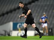24 October 2020; Referee Paud O'Dwyer during the Leinster GAA Hurling Senior Championship Quarter-Final match between Laois and Dublin at Croke Park in Dublin. Photo by Piaras Ó Mídheach/Sportsfile