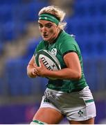 24 October 2020; Ciara Cooney of Ireland during the Women's Six Nations Rugby Championship match between Ireland and Italy at Energia Park in Dublin. Due to current restrictions laid down by the Irish government to prevent the spread of coronavirus and to adhere to social distancing regulations, all sports events in Ireland are currently held behind closed doors. Photo by Ramsey Cardy/Sportsfile