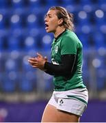 24 October 2020; Katie Fitzhenry of Ireland during the Women's Six Nations Rugby Championship match between Ireland and Italy at Energia Park in Dublin. Due to current restrictions laid down by the Irish government to prevent the spread of coronavirus and to adhere to social distancing regulations, all sports events in Ireland are currently held behind closed doors. Photo by Ramsey Cardy/Sportsfile