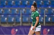 24 October 2020; Larissa Muldoon of Ireland during the Women's Six Nations Rugby Championship match between Ireland and Italy at Energia Park in Dublin. Due to current restrictions laid down by the Irish government to prevent the spread of coronavirus and to adhere to social distancing regulations, all sports events in Ireland are currently held behind closed doors. Photo by Ramsey Cardy/Sportsfile
