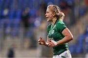 24 October 2020; Claire Molloy of Ireland during the Women's Six Nations Rugby Championship match between Ireland and Italy at Energia Park in Dublin. Due to current restrictions laid down by the Irish government to prevent the spread of coronavirus and to adhere to social distancing regulations, all sports events in Ireland are currently held behind closed doors. Photo by Ramsey Cardy/Sportsfile