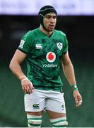 24 October 2020; Ultan Dillane of Ireland during the Guinness Six Nations Rugby Championship match between Ireland and Italy at the Aviva Stadium in Dublin. Due to current restrictions laid down by the Irish government to prevent the spread of coronavirus and to adhere to social distancing regulations, all sports events in Ireland are currently held behind closed doors. Photo by Brendan Moran/Sportsfile