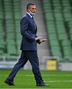 24 October 2020; Italy head coach Franco Smith prior to the Guinness Six Nations Rugby Championship match between Ireland and Italy at the Aviva Stadium in Dublin. Due to current restrictions laid down by the Irish government to prevent the spread of coronavirus and to adhere to social distancing regulations, all sports events in Ireland are currently held behind closed doors. Photo by Brendan Moran/Sportsfile