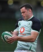 24 October 2020; James Ryan of Ireland prior to the Guinness Six Nations Rugby Championship match between Ireland and Italy at the Aviva Stadium in Dublin. Due to current restrictions laid down by the Irish government to prevent the spread of coronavirus and to adhere to social distancing regulations, all sports events in Ireland are currently held behind closed doors. Photo by Brendan Moran/Sportsfile
