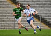25 October 2020; Conor McManus of Monaghan in action against Conor McGill of Meath during the Allianz Football League Division 1 Round 7 match between Monaghan and Meath at St Tiernach's Park in Clones, Monaghan. Photo by Harry Murphy/Sportsfile
