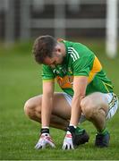 25 October 2020; Evan Sweeney of Leitrim following his side's defeat during the Allianz Football League Division 3 Round 7 match between Leitrim and Tipperary at Avantcard Páirc Sean Mac Diarmada in Carrick-on-Shannon, Leitrim. Photo by Seb Daly/Sportsfile