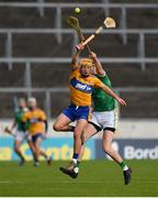 25 October 2020; David Reidy of Clare in action against Diarmaid Byrnes of Limerick during the Munster GAA Hurling Senior Championship Quarter-Final match between Limerick and Clare at Semple Stadium in Thurles, Tipperary. This game also doubles up as the Allianz Hurling League Division 1 Final as the GAA season was shortened due to the coronavirus pandemic and both teams had qualified for the final. Photo by Daire Brennan/Sportsfile