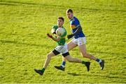 25 October 2020; Conor Dolan of Leitrim in action against Liam Casey of Tipperary during the Allianz Football League Division 3 Round 7 match between Leitrim and Tipperary at Avantcard Páirc Sean Mac Diarmada in Carrick-on-Shannon, Leitrim. Photo by Seb Daly/Sportsfile