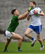 25 October 2020; Conor McManus of Monaghan is tackled by David Toner of Meath during the Allianz Football League Division 1 Round 7 match between Monaghan and Meath at St Tiernach's Park in Clones, Monaghan. Photo by Harry Murphy/Sportsfile