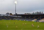 25 October 2020; A general view of action during the Munster GAA Hurling Senior Championship Quarter-Final match between Limerick and Clare at Semple Stadium in Thurles, Tipperary. This game also doubles up as the Allianz Hurling League Division 1 Final as the GAA season was shortened due to the coronavirus pandemic and both teams had qualified for the final. Photo by Eóin Noonan/Sportsfile