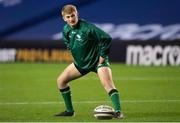 25 October 2020; Conor Fitzgerald of Connacht warms up ahead of the Guinness PRO14 match between Edinburgh and Connacht at BT Murrayfield in Edinburgh, Scotland. Photo by Paul Devlin/Sportsfile
