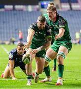 25 October 2020; Sam Arnold of Connacht celebrates his try during the Guinness PRO14 match between Edinburgh and Connacht at BT Murrayfield in Edinburgh, Scotland. Photo by Paul Devlin/Sportsfile