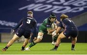 25 October 2020; Eoghan Masterson in action against Pierre Schoeman during the Guinness PRO14 match between Edinburgh and Connacht at BT Murrayfield in Edinburgh, Scotland. Photo by Paul Devlin/Sportsfile